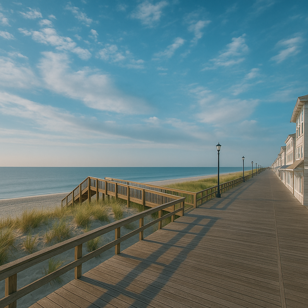 Bethany Beach - Delaware United States - Rendered - Digital File Digital My Custom Designs PDF