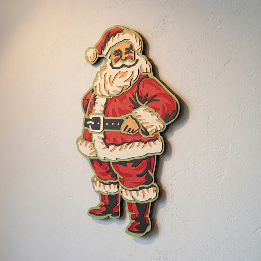 Santa Clause - Layered Line Designs - Digital File Digital My Custom Designs