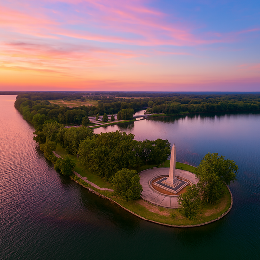 Perry Monument - Presque Isle State Park - Pennsylvania United States - Rendered - Digital File Digital My Custom Designs PDF