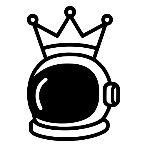 Astronaut Crown Sketch - Digital File - XCS Friendly Digital My Custom Designs PDF