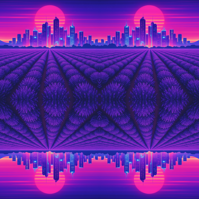 Floral and Botanical - Luminous Lavender Rows - Pattern - Digital File Digital My Custom Designs PDF