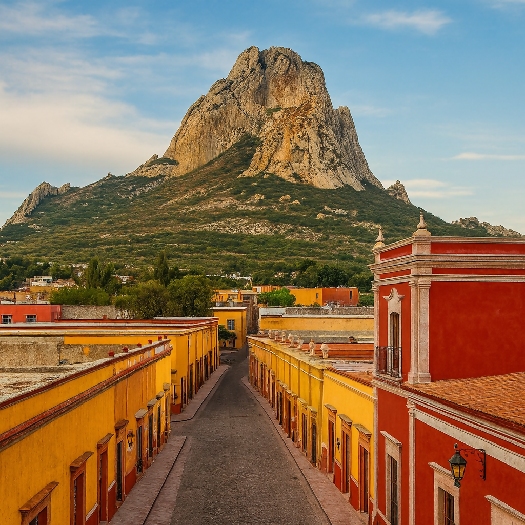 Bernal Peak (Peña de Bernal) - Querétaro Mexico - Rendered - Digital File Digital My Custom Designs PDF