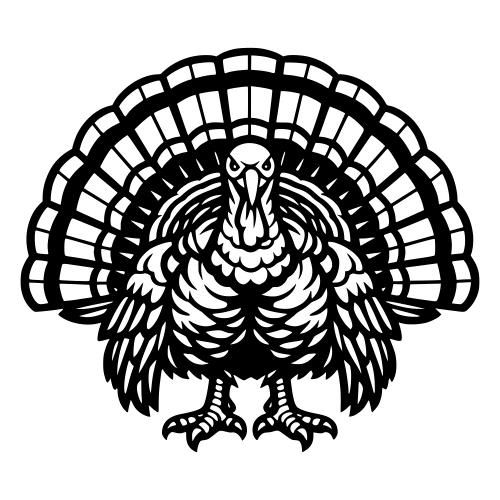 Wild Turkey - Digital File - XCS Friendly Digital My Custom Designs PDF