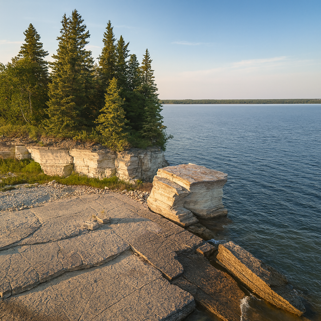 Hecla - Grindstone Provincial Park - Manitoba Canada - Rendered - Digital File Digital My Custom Designs PDF