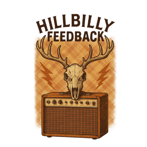 Urban Grunge Retro - Hillbilly Feedback - T Shirt Design - Digital File Digital My Custom Designs 300 DPI PNG