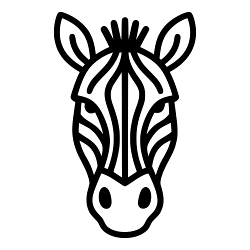 Zebra Head - Digital File - XCS Friendly Digital My Custom Designs PDF