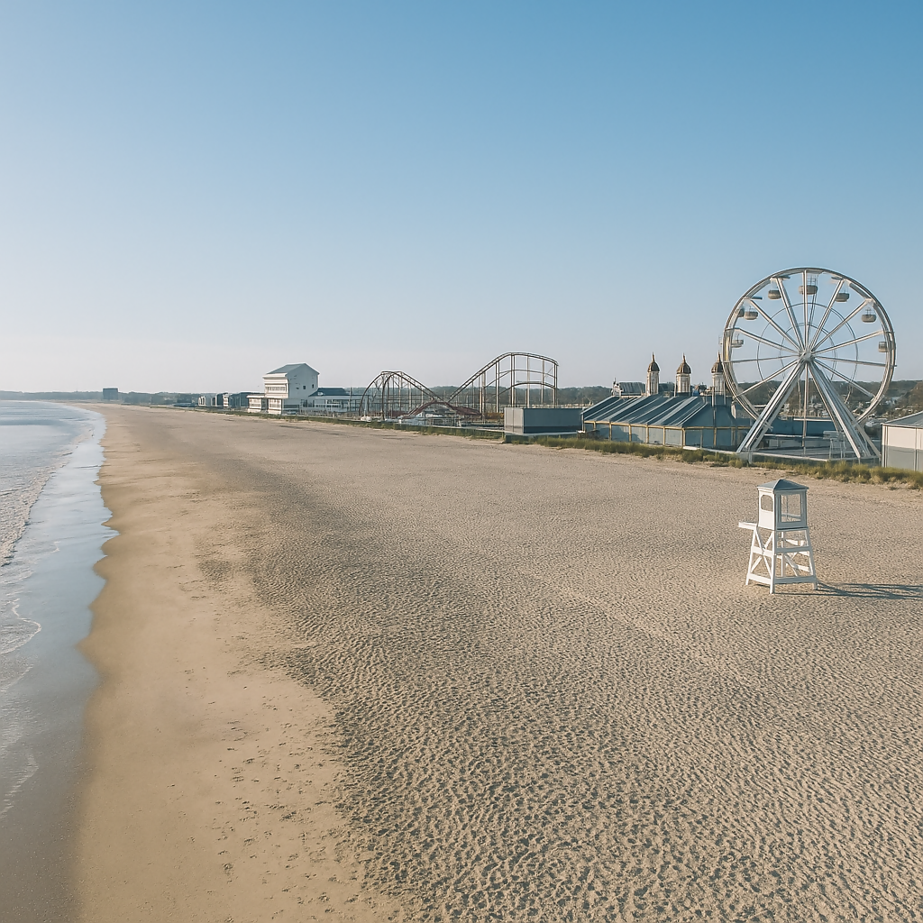 Old Orchard Beach - Maine United States - Rendered - Digital File Digital My Custom Designs PDF