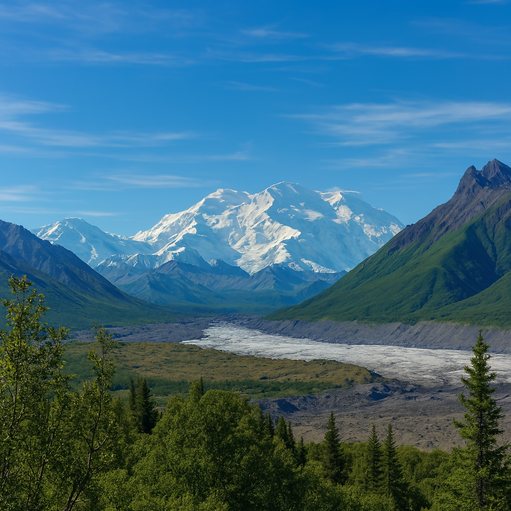 Wrangell - St. Elias National Park and Preserve - Alaska United States - Rendered - Digital File Digital My Custom Designs PDF