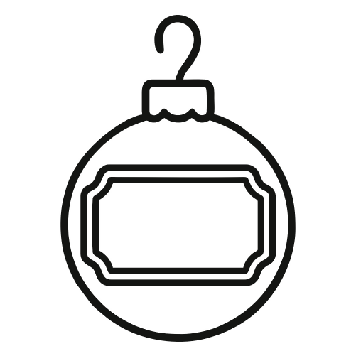 Custom Name Tag Ornament - Digital File - XCS Friendly Digital My Custom Designs PDF