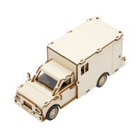 Ambulance Puzzle Design - Layered Puzzle Projects - Digital File Digital My Custom Designs