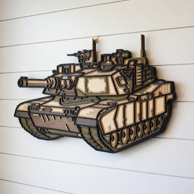 Tank - Layered Line Design - Digital File