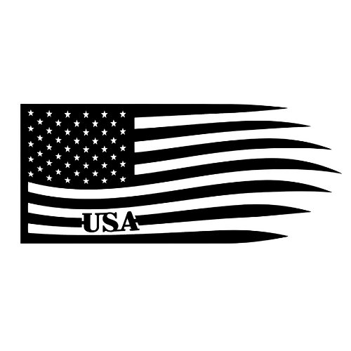 Unframed American Flag Framed - Wall Home Decor - Digital File Digital My Custom Designs ZIP File