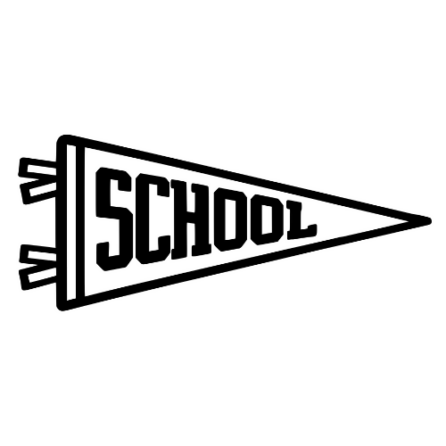 School Pennant Design - Digital File - XCS Friendly Digital My Custom Designs PDF