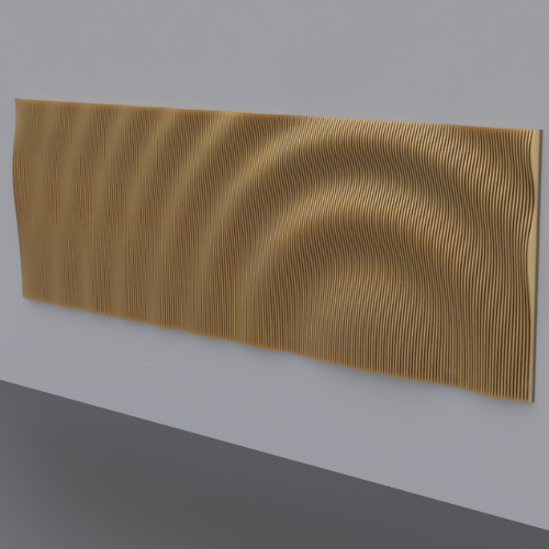 Droplet - Ripple Wall Design - Digital File Digital My Custom Designs ZIP File - 3DM - DWG - DXF