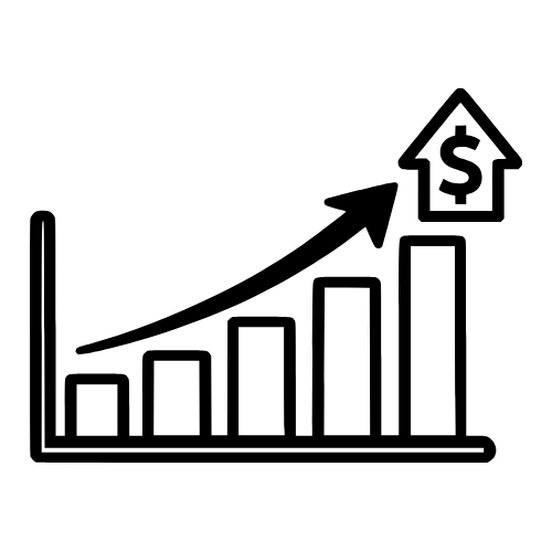 Business Growth Chart - Vector Graphics - Digital File Digital My Custom Designs PDF