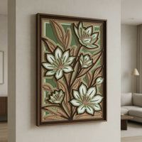 Flower 16 - Layered Line Design - Nature - Digital File Digital My Custom Designs