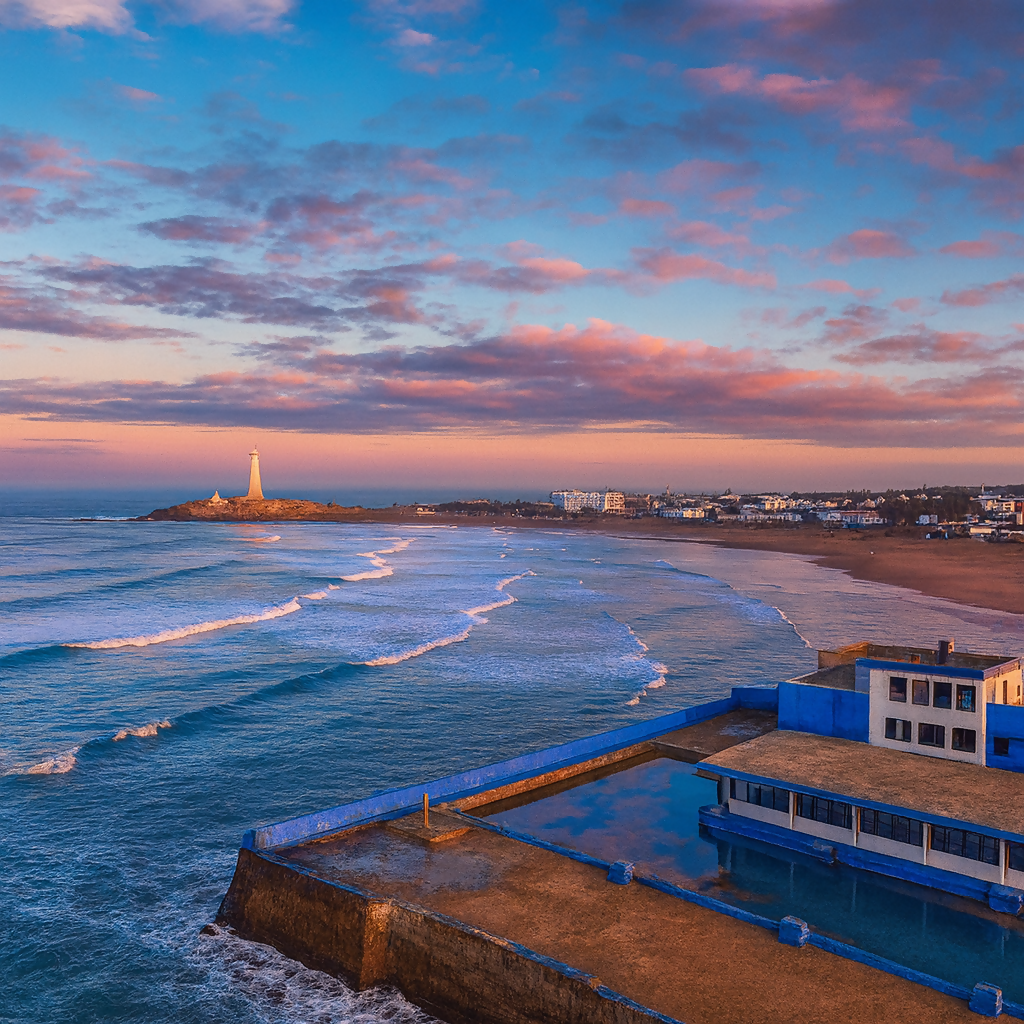 La Corniche - Casablanca Morocco - Africa - Rendered - Digital File Digital My Custom Designs PDF