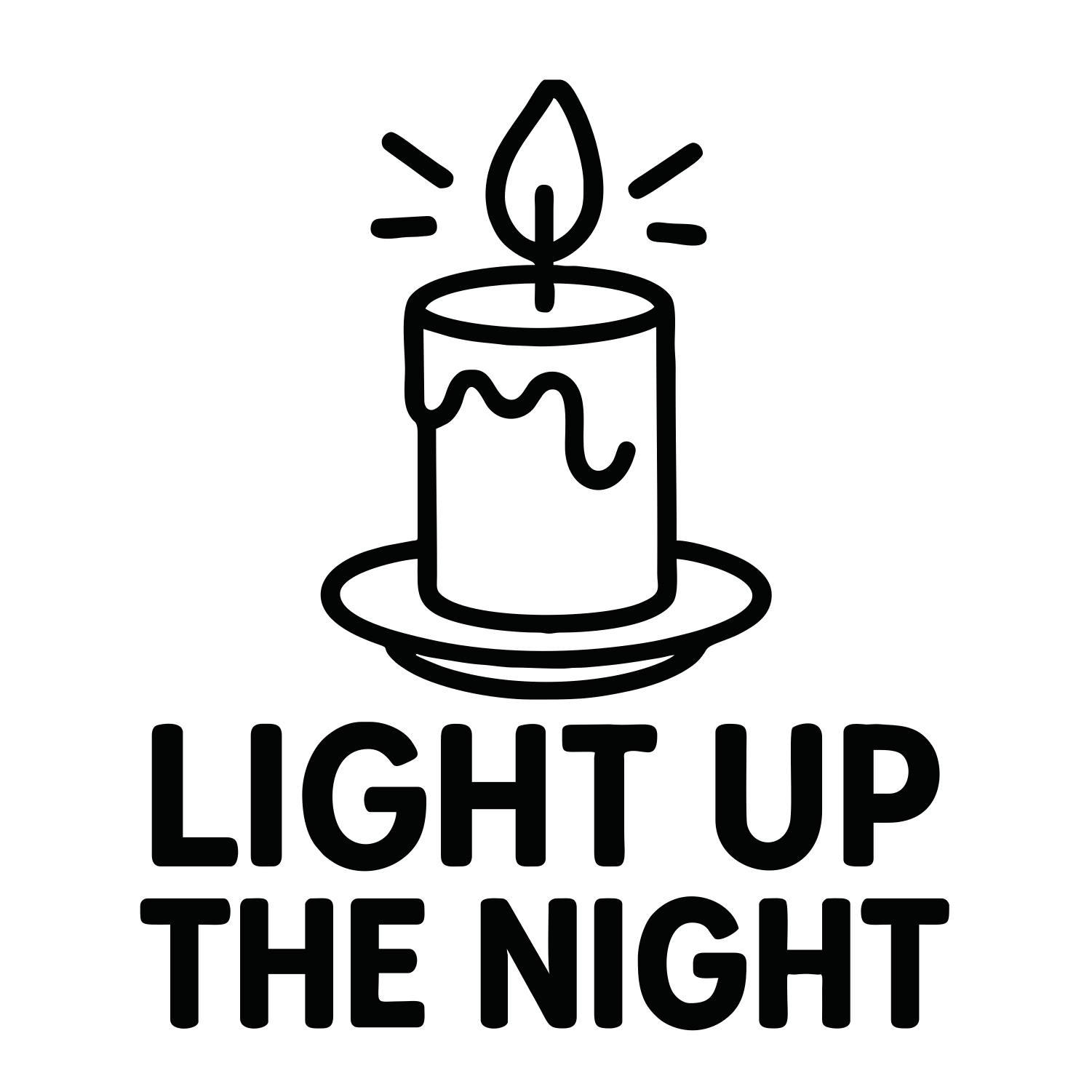 Light Up the Night - Digital File - XCS Friendly Digital My Custom Designs PNG