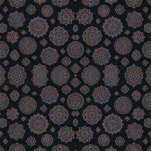 Technology and Digital - Retro VHS Glitch Noise Mandalas - Pattern - Digital File Digital My Custom Designs PDF