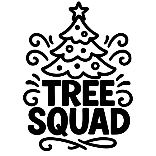 Funny 'Tree Squad' - Digital File - XCS Friendly Digital My Custom Designs PDF