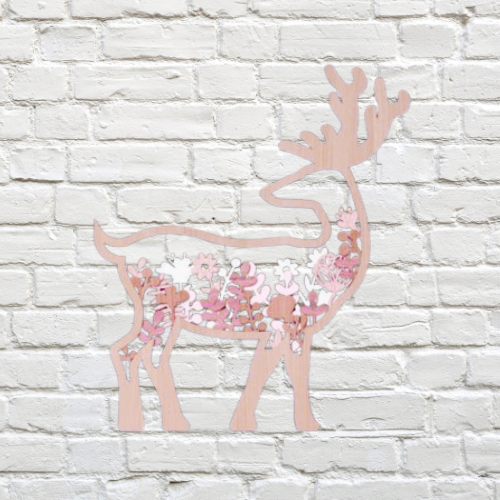 Boho Deer Wall Art Décor