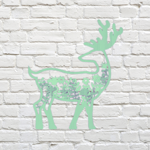 Boho Deer Wall Art Décor