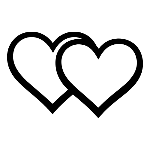 Double Hearts Design - Digital File - XCS Friendly Digital My Custom Designs PDF