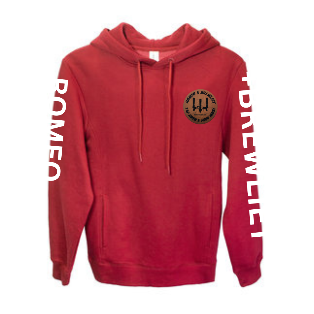 Romeo & Brewliet Premium Side Pocket Hoodie Romeo And Brewliet Red XS