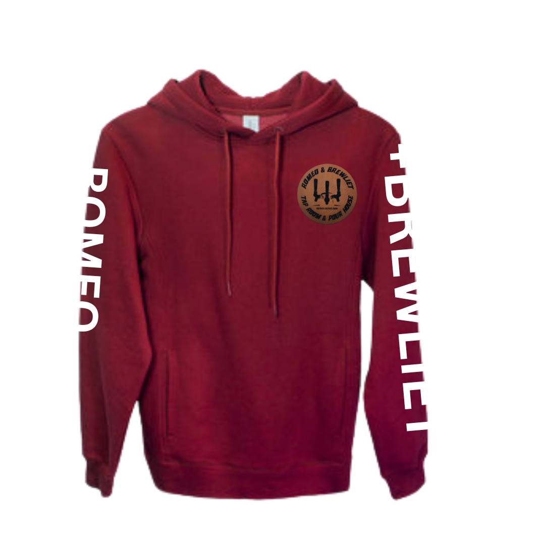 Romeo & Brewliet Premium Side Pocket Hoodie Romeo And Brewliet Burgundy XS