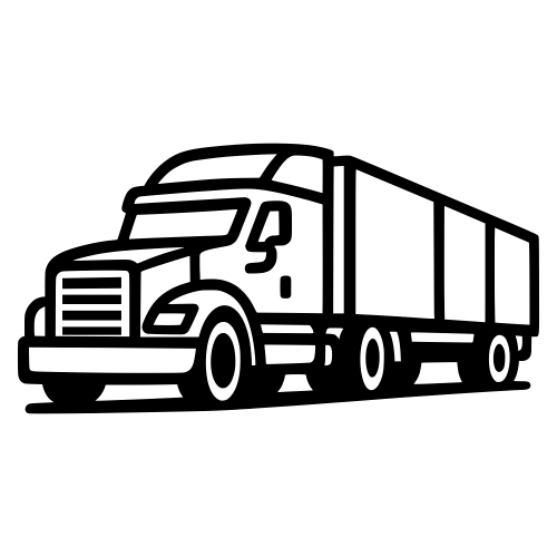 Semi Side View Trailer - Digital File - XCS Friendly Digital My Custom Designs PDF