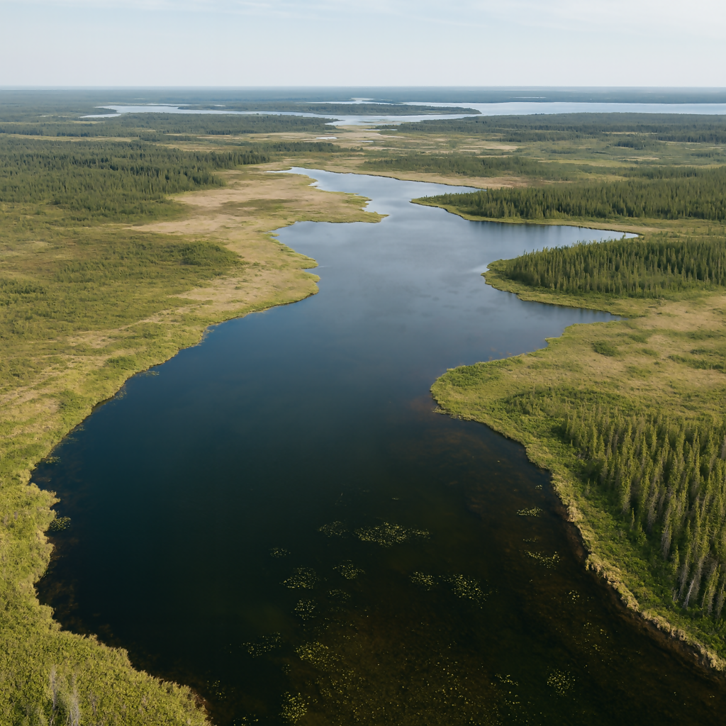 Lac La Martre Lake - Northwest Territories Canada - Rendered - Digital File Digital My Custom Designs PDF