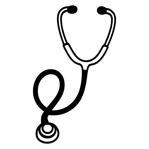 Stethoscope Outline - Digital File - XCS Friendly Digital My Custom Designs PDF