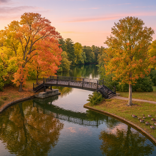 Roger Williams Park - Rhode Island United States - Rendered - Digital File Digital My Custom Designs PDF