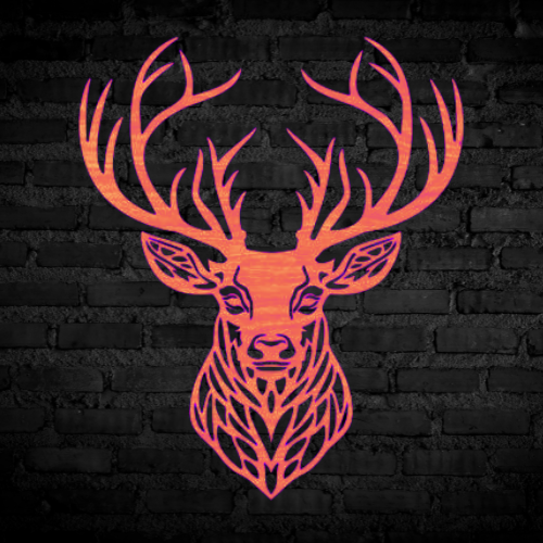 Stencil Buck Wall Décor