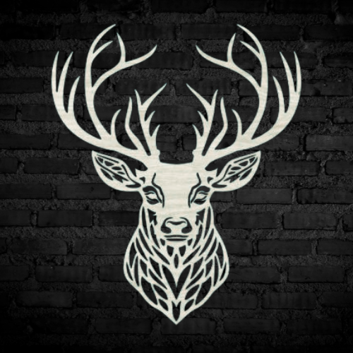 Stencil Buck Wall Décor