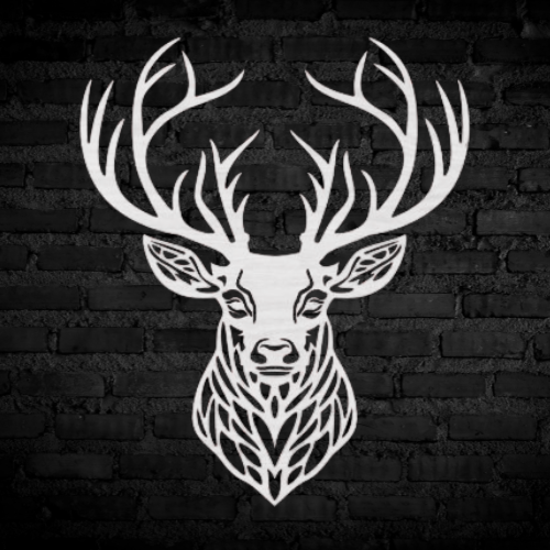 Stencil Buck Wall Décor