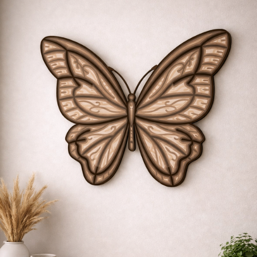 Butterfly - Layered Line Designs - Digital File Digital My Custom Designs