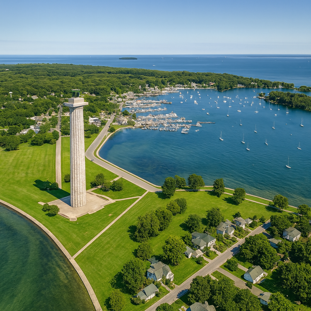 Put-in-Bay - Lake Erie Islands - Ohio United States - Rendered - Digital File