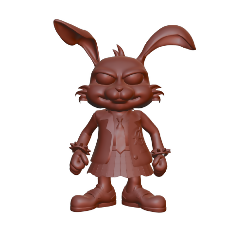 Hoppa - Rough Rabbit Series - 3D Printer Ready - Digital File ZIP Digital File My Custom Designs ZIP
