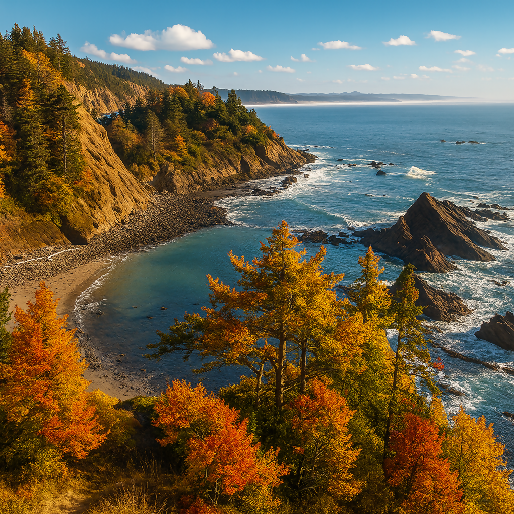 Cape Arago State Park - Oregon United States - Rendered - Digital File Digital My Custom Designs PDF