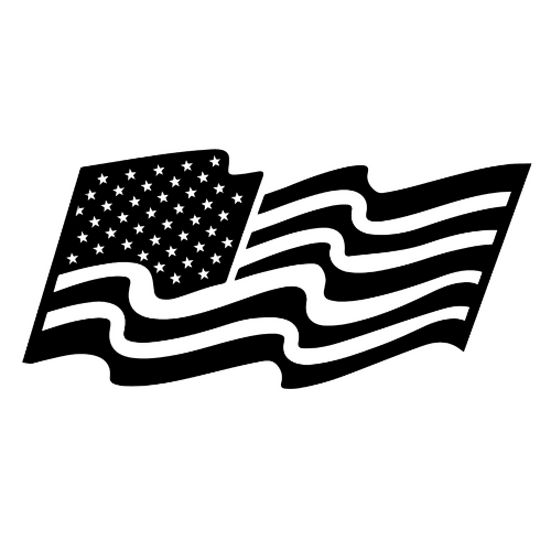 Free Form American Flag Shield - Wall Home Decor - Digital File Digital My Custom Designs ZIP File