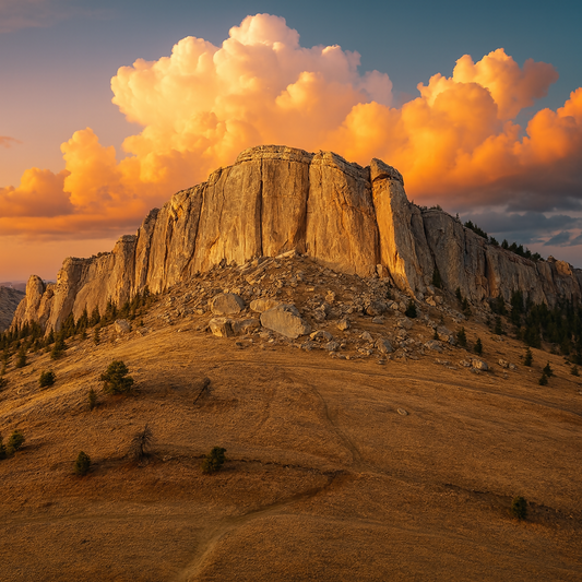 Steamboat Point - Bighorn National Forest - Wyoming United States - Rendered - Digital File Digital My Custom Designs PDF