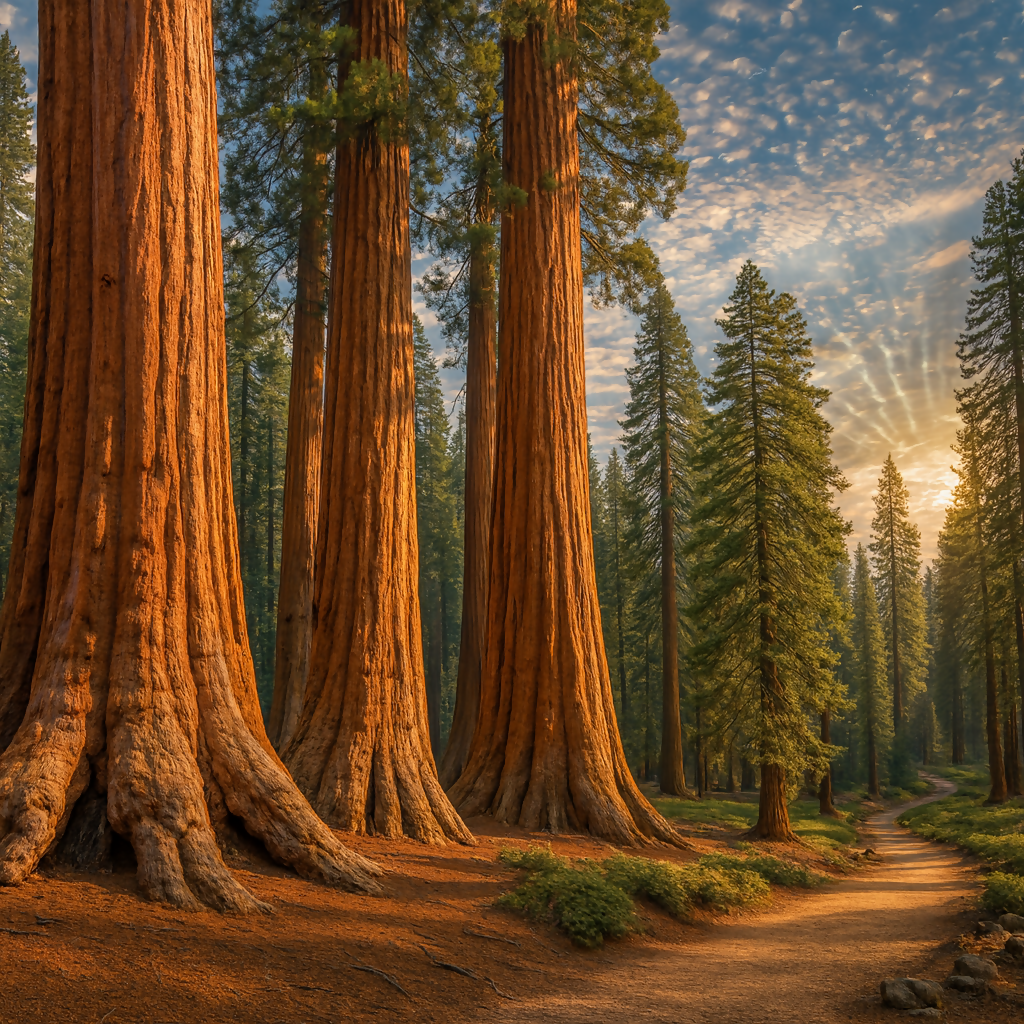 Giant Sequoia Trees - Sequoia National Park - California United States - Rendered - Digital File Digital My Custom Designs PDF