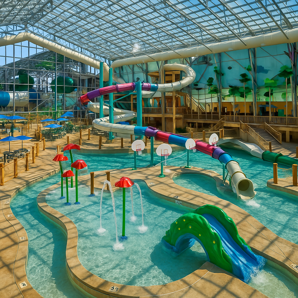 Zehnders Splash Village Hotel and Waterpark - Michigan United States - Rendered - Digital File Digital My Custom Designs PDF