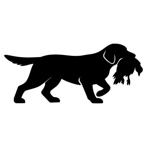 Hunting Dog with Bird Silhouette - Digital File - XCS Friendly