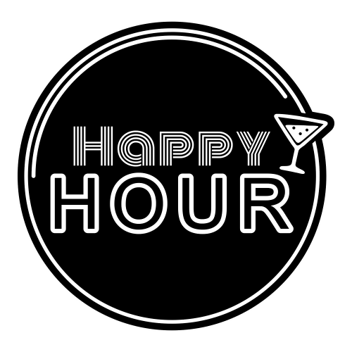 Happy Hour Neon Sign - Digital File - XCS Friendly Digital My Custom Designs PDF