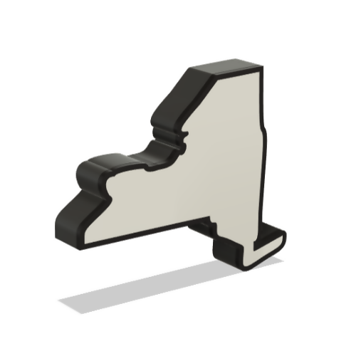 New York Wall Lightbox - United States - 3D Print File - Digital File Digital My Custom Designs ZIP File