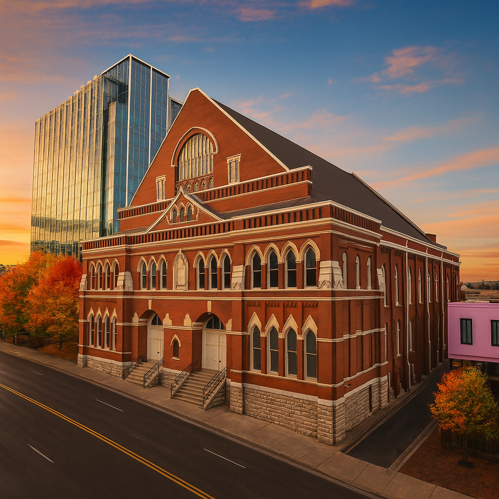 Ryman Auditorium (Nashville) - Tennessee United States - Rendered - Digital File Digital My Custom Designs PDF