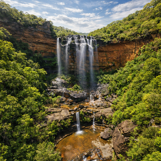 Wentworth Falls - Blue Mountains - New South Wales - Australia - Rendered - Digital File Digital My Custom Designs PDF