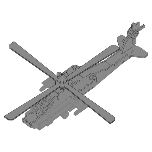 Helicopter Puzzle Design - Layered Puzzle Projects - Digital File Digital My Custom Designs